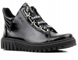 Helios Női Bakancs Helios 513, fekete, bőr (513)