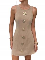 Shein S Női Ruha Mini Fém Applikáció