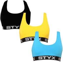 Styx 3PACK női melltartó Styx sport multicolor (3IP96089) L