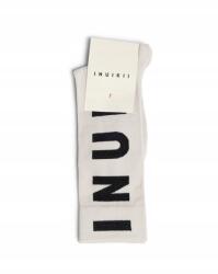 Inuikii Jacquard Socks, Taupe Black, 39/41, magas szabás (5457.615.0011.863)