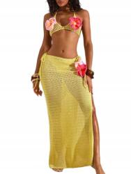 Shein Horgolt Fürdőruha Szoknyával