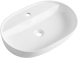 Cerano - Kerámia mosdó Ramona - pultra szerelhető - fényes fehér - 61, 5x41, 5 cm