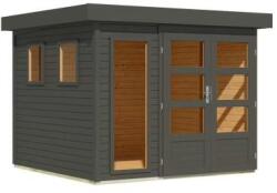 Karibu fa kerti ház KARIBU LAHAR 3, 5 (11505) terragrau (LG4420)