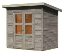 Karibu fából készült kerti ház KARIBU MERSEBURG 3 (8233) világos szürke (LG4434)