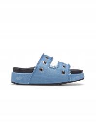 Inuikii Jeans Studs flip-flop papucs, Size 38, farmer (70103-150-light-blue)