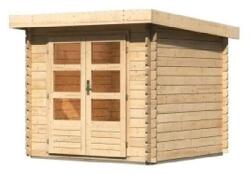 Karibu fából készült kerti ház KARIBU BASTRUP 2 (73283) natur (LG2805)