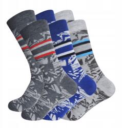  Férfi színes pamut zokni 3 pár modern mintás 39/42-es méret