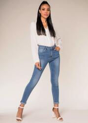 Nina Carter Blugi Dama Albastru Slim Nina Carter P078-5 M9 (P078-5MEDIUMBLUE-38)