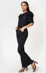 Nina Carter Pantaloni negri Evazati Nina Carter J230-1 M7 (J230-1NOIR-38)