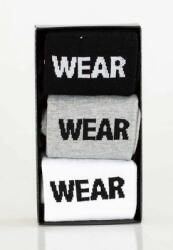 Jigga Wear Classic Name Crew 3Pak, fekete, fehér, szürke (5907097628658)