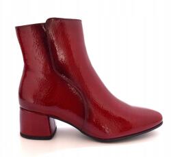 Marco Tozzi női bakancs, piros, ekológikus bőr (2-25302)