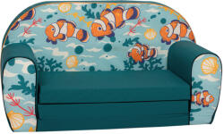 Mama Kiddies Mama Kiddies® prémium szétnyitható dupla gyerekfotel - Clown Fish