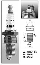 Brisk A13 gyertya, BRISK, LR15YCY-1, Brisk spark plug