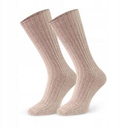 Steven Férfi báránygyapjú zokni, férfi 184, Size 41-43, bézs