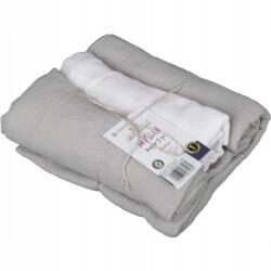 BabyMatex Muszlin pelenka, 3 db, 70×80cm, szürke, 100% pamut (TB0152)