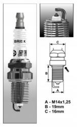 Brisk BRISKPlatin DR14YP-1 gyújtógyertya