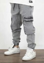  I8 Denim BOY41 Joggery Cargo nadrág, 98% pamut, grey everest (5907097657641)