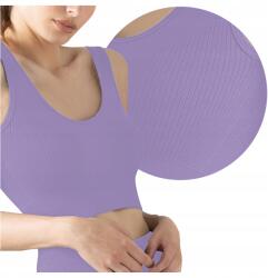 Siélei Női sport felső, Size S, csíkos, széles vállpántos, lila