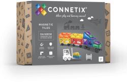 Connetix mágneses építőjáték (szivárvány) - Transport Pack (50 db)