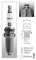 Brisk Racing ER14ZS gyújtógyertya