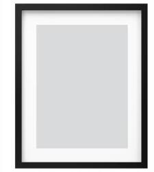 IKEA Fekete képkeret, 50×70cm, farostlemez, 72cm magas, 52cm széles (705.489.25)