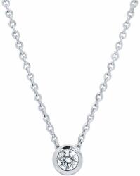 White & Black Bouton gyémánt nyaklánc - 3, 0mm - fehérarany (AU14235)