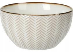 Dekoracja Domu Queen tál 650 ml porcelán rombusz és aranyozott palota stílus desszertekhez (Q80000400-3)