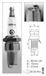 Brisk LR10SL (1533) gyújtógyertya BRISKSilver Racing