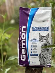 Gemon Cat Sterilised Adult - Prémium tonhal-lazac száraztáp ivartalanított macskáknak (2 kg)
