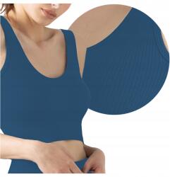 Siélei sport felső, Size XL, sötétkék, csíkos, széles vállpántokkal