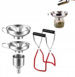  Lekváröntő Készlet Tölcsérek Üvegekhez Széles Lyukú 4 El (GMC48)