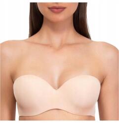Siélei Bardotka Push-Up melltartó, bézs, Size 70B, állítható, merevítő nélkül