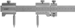 K-MET - Slovacia Subler mecanic K-MET 1500 mm cu varfuri ac, gradatie 0, 1 mm, DIN 862 (2078-2)