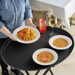 Viejo Valle Tava Servire Ovala Neagra - 68.5x56 cm, Fibra de Sticla, Anti-Alunecare (B290V001) Tava