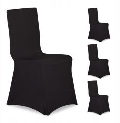 Relaxdays Székhuzat Relaxdays, 4 db-os szett, fekete, rugalmas (10032617_46)