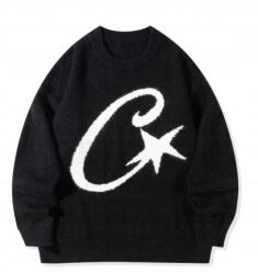 Shein fekete hosszú ujjú férfi pulóver, gyapjú, Size L