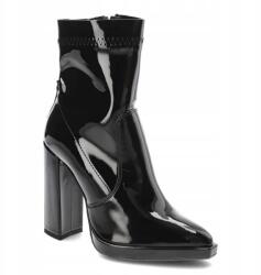 Carinii B9242 Fekete Lakkbőr Bokazsák 38- Méret (B9242_-037-087-000-E93)