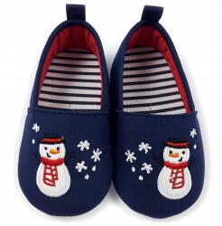 YOCLUB Karácsonyi Cipő, Hóember, Size 0-6 hónap, 10cm, Yo! (OB-058/UNI/002#0-6)