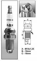Brisk A29 gyújtógyertya, DR17TCY, Brisk spark plug