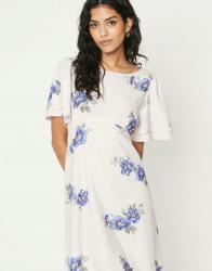 Dorothy Perkins Bézs Ruha, Size 42, mini, rövid ujjú, virágmintás