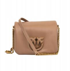 PINKO bőr kézitáska, Love Click Baby Puff, nappa, bézs (101584 A10F)