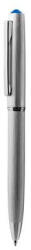Art Crystella Golyóstoll, ezüst, "Oslo", zafírkék SWAROVSKI® kristállyal, 13 cm, ART CRYSTELLA® (TSWXGO211) - onlinepapirbolt