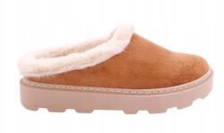 Sanital Flex Női szőrmés papucs, barna, Size 40 (8650-1)