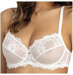 Siélei Puha Csipkés Melltartó, átlátszó csipkével, fehér, Size 95C