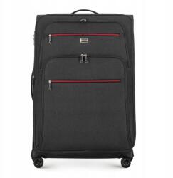 WITTCHEN Szürke bőrönd, puha, TSA cipzár, 70/86l (56-3S-503-12)