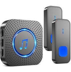  Surfou Vezeték nélküli ajtócsengő, EU szabvány, Bluetooth-kompatibilis (Dzwonek Bezprzewodowy do Drzwi Furtki 400m)