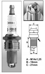 Brisk BRISKExtra LX17LTC-1 Gyújtógyertya