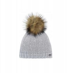 Eisbär Eisbar Folina Lux Mu sapka, női, merino gyapjú, műszőrme pompon (75033-706)