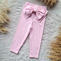  Zula leggings kislánynak, rózsaszín, masnival, pamut, Size 122