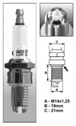 Brisk BRISKPremium Lgs gyújtógyertya LOR17LGS (3030)